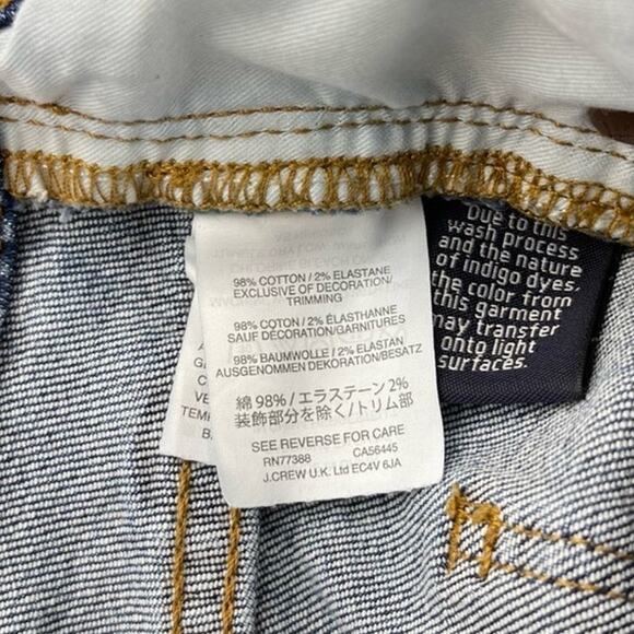 Madewell High Rise Cutoff Denim Shorts Size 27 - Picture 6 of 7